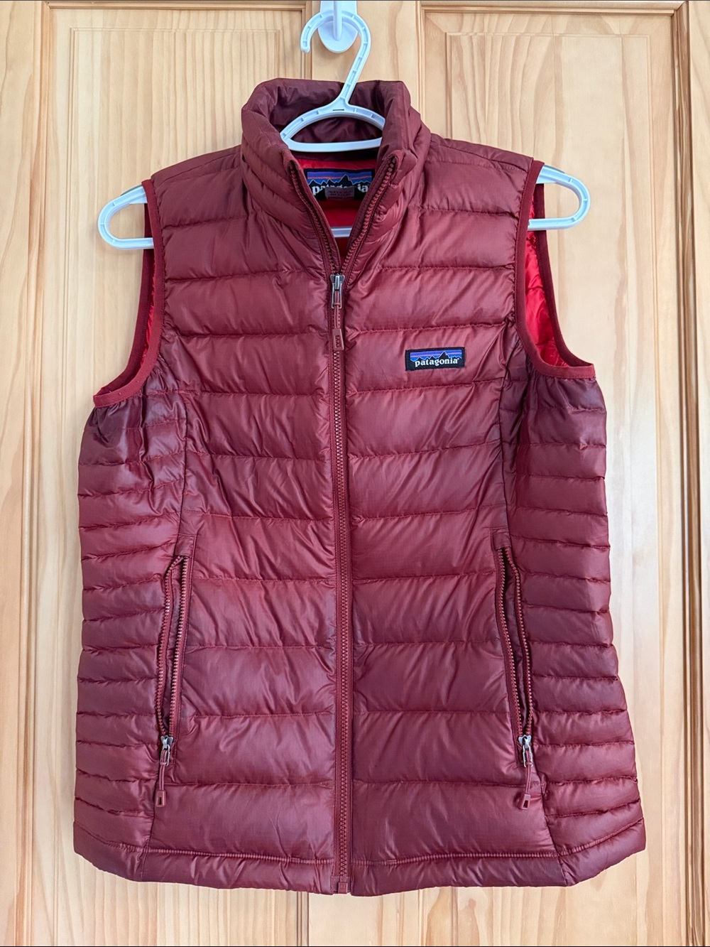 Patagonia Women's Quilted Vest - Burgundy Red